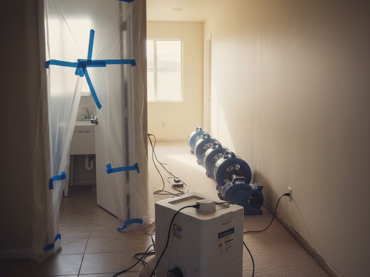 Wet Insulation After a Leak inspection in a San Diego County home